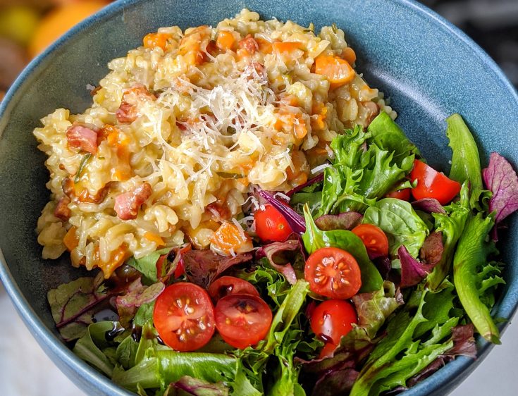 Butternut Squash and Pancetta Risotto