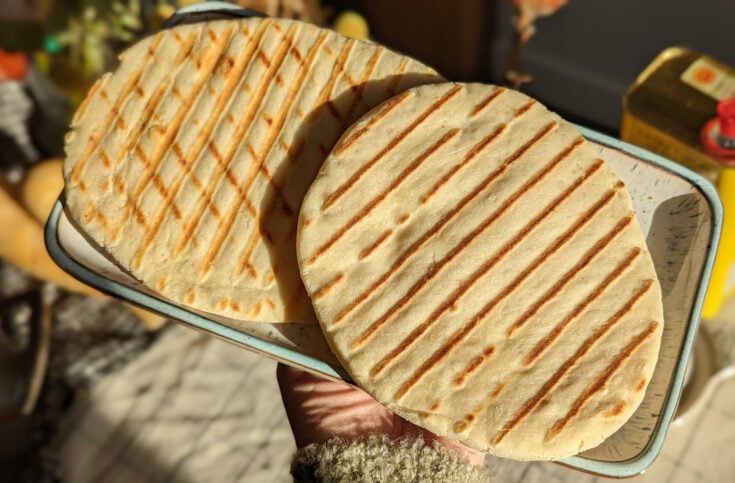 Easy Gluten Free Flatbread (Only 4 Ingredients)