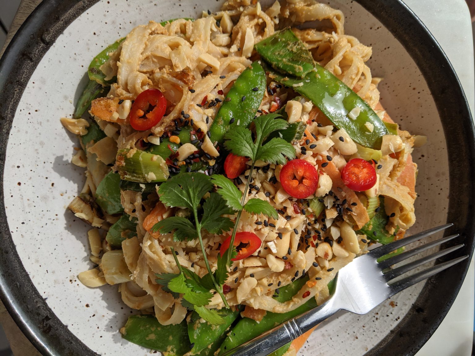 15Minute Peanut Butter Tahini Noodles