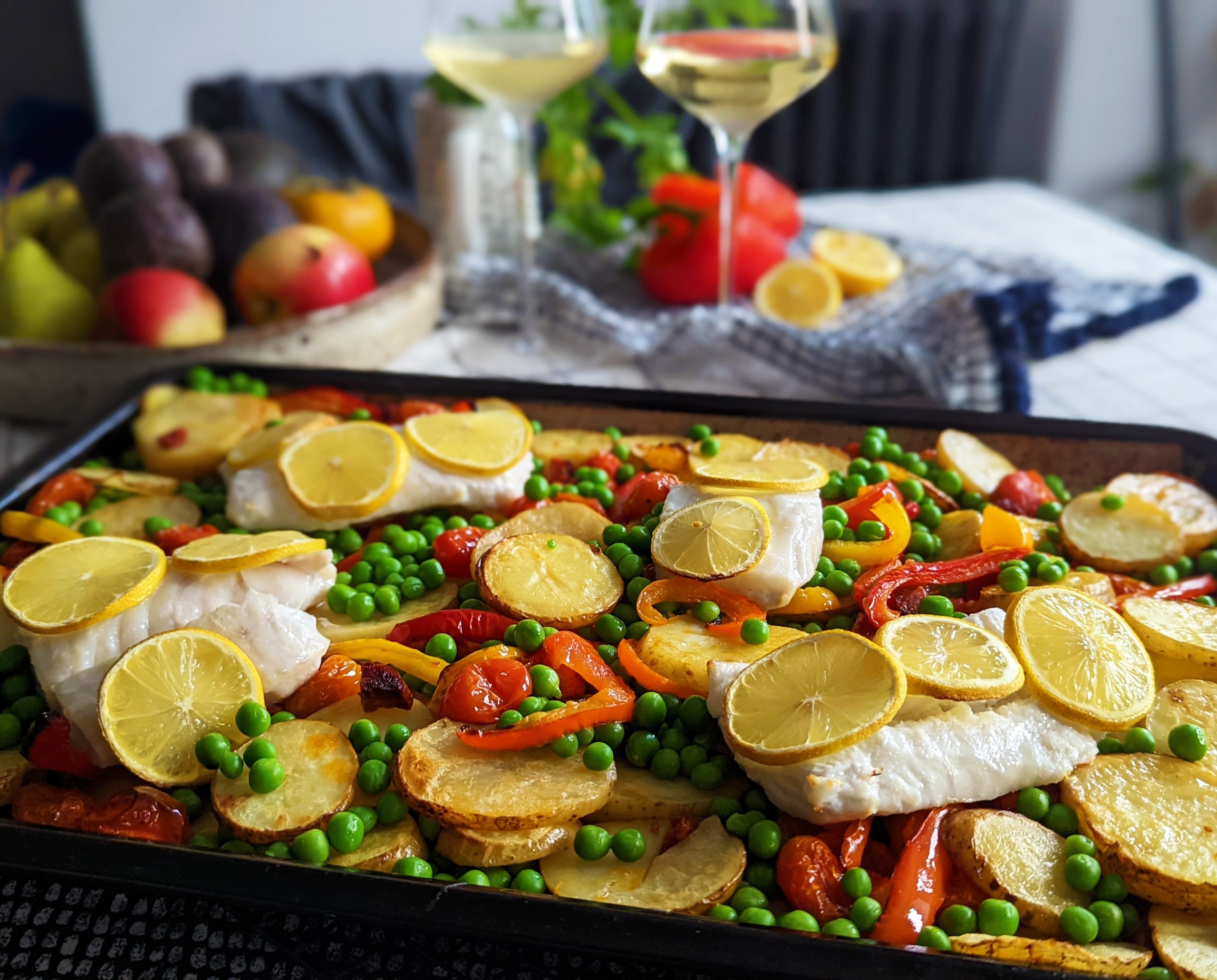Gluten Free Cod and Chorizo Traybake Recipe - My Gluten Free Guide