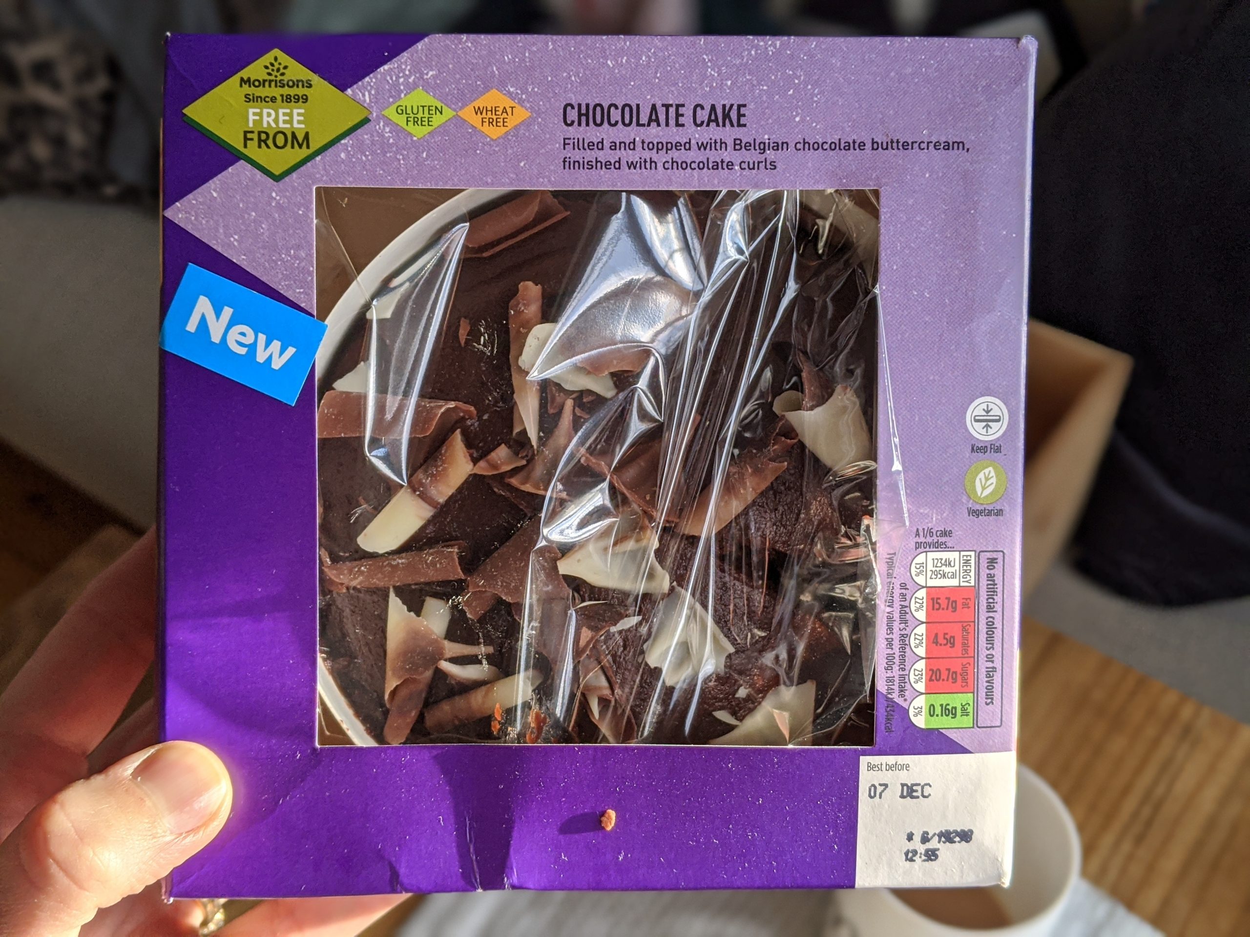 Morrisons chocolate cake My Gluten Free Guide