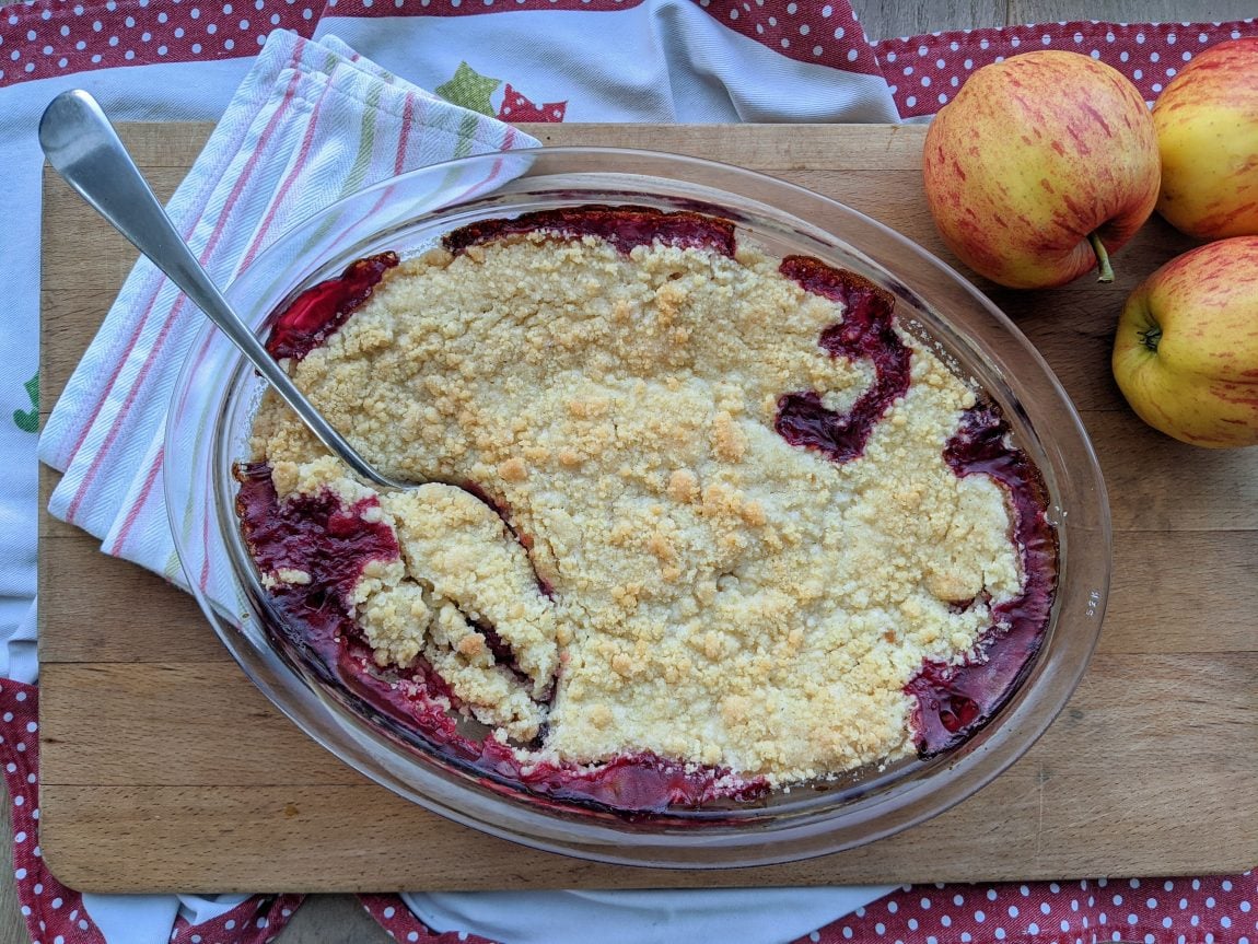 Gluten Free Blackberry & Apple Crumble Recipe My Gluten Free Guide