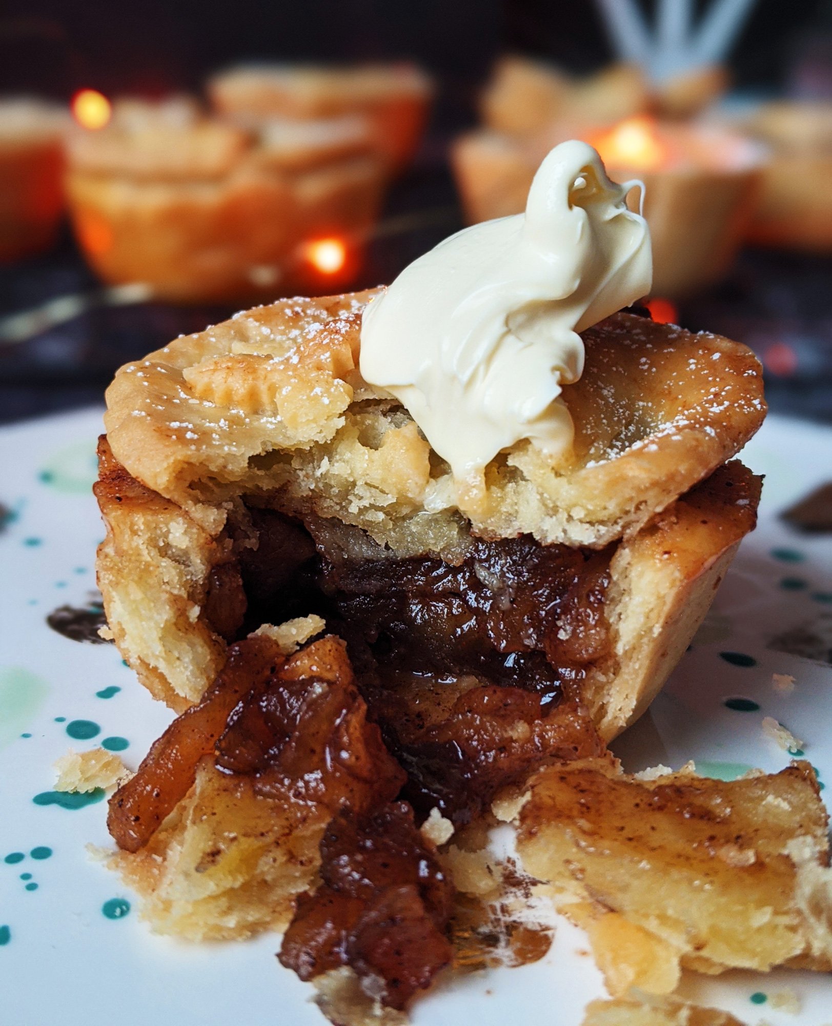 Mini Spiced Caramel Apple Pies (GF)