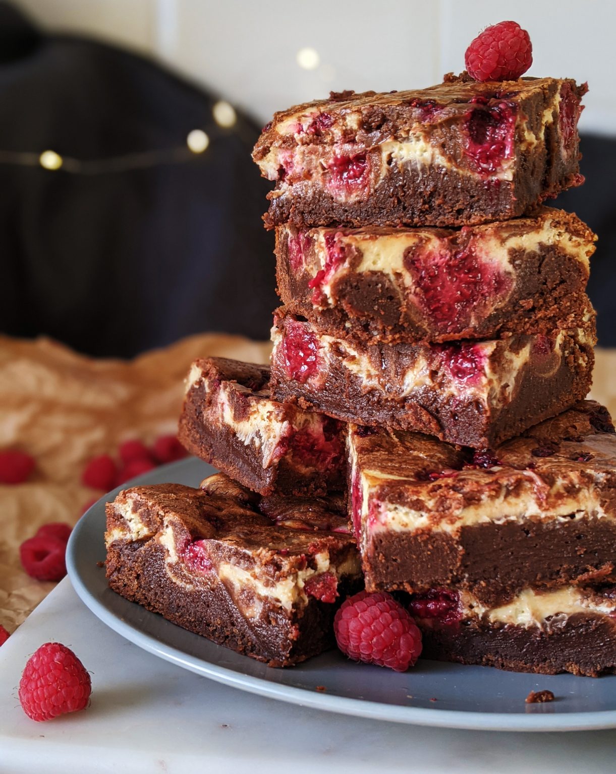 Raspberry Cheesecake Brownies (GF) - My Gluten Free Guide