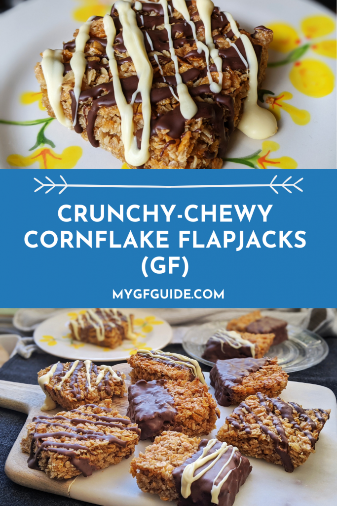 crunchy chewy cornflake flapjacks