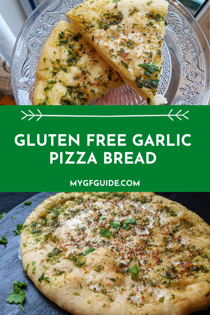 gluten free garlic pizza bread pinterest