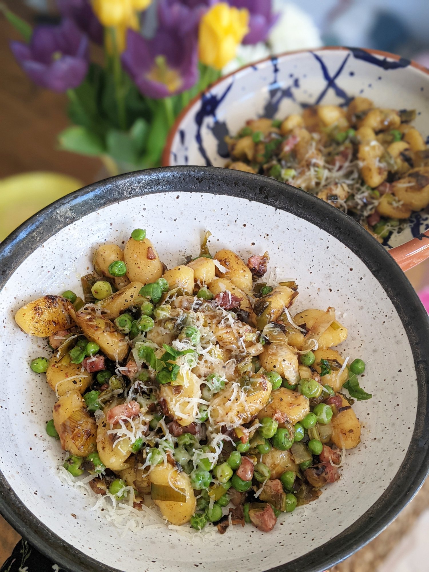 Panfried Gnocchi with Pancetta, Leeks & Peas My Gluten Free Guide