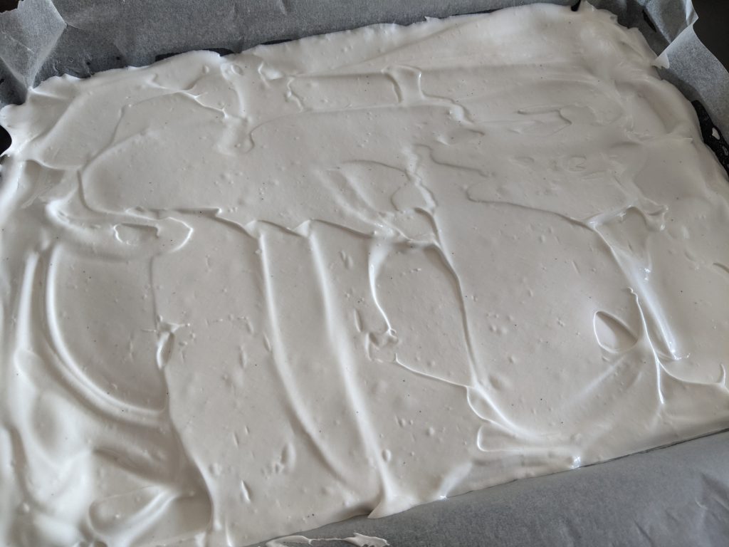 meringue before baking