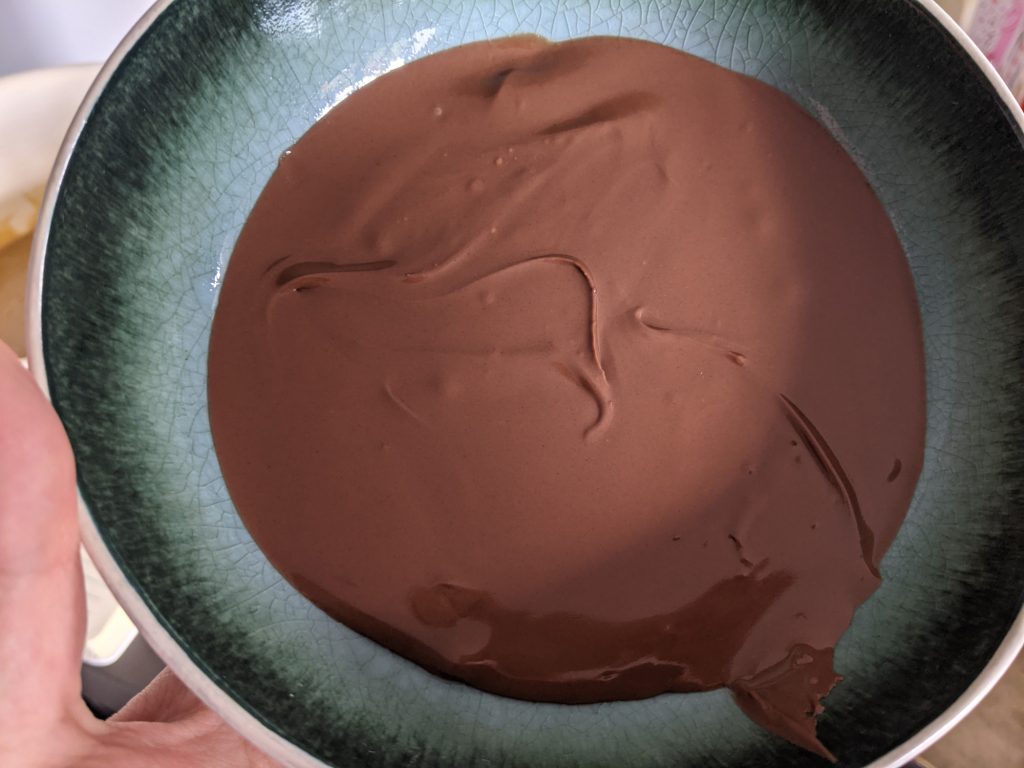melted nutella