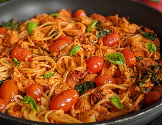 creamy tomato chicken pasta