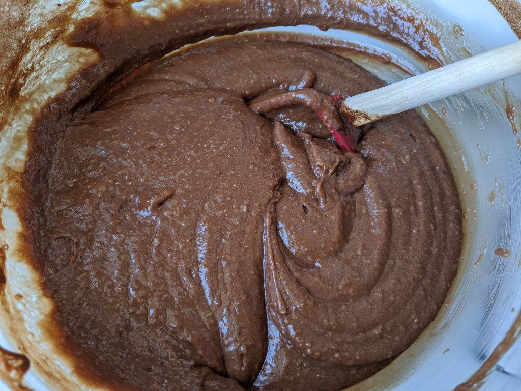 chocolate fudge cake batter