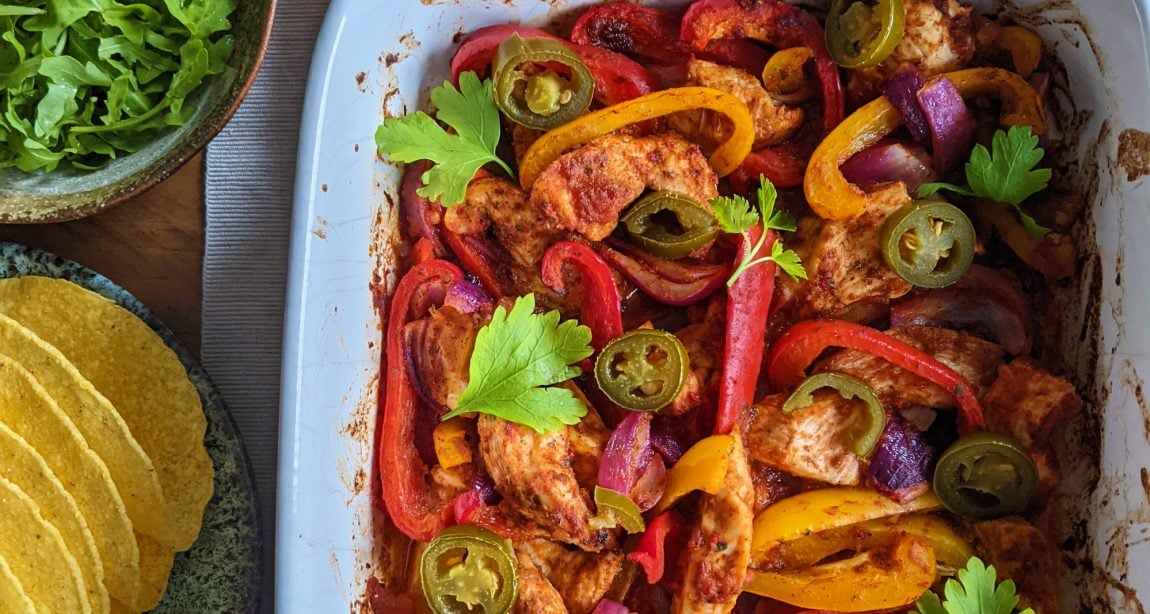 Chicken Fajita Tray Bake (GF, DF) My Gluten Free Guide
