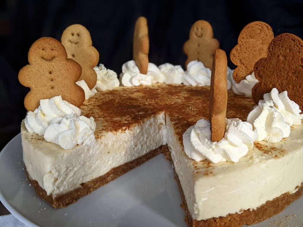 White Chocolate & Gingerbread Cheesecake