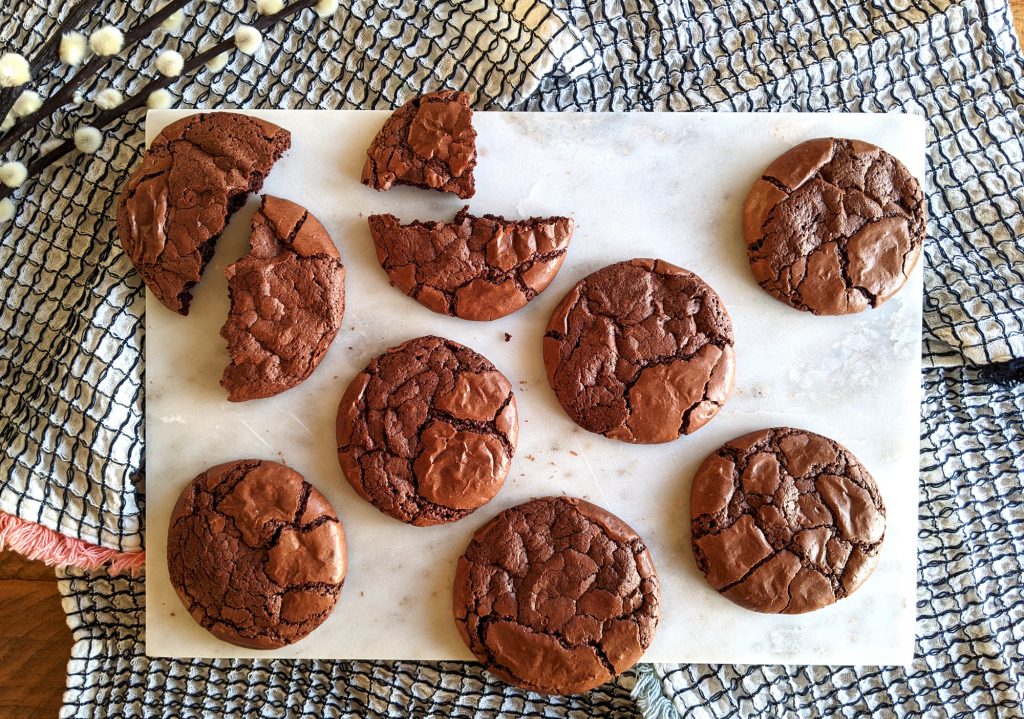 gluten free chocolate brownie cookies recipe