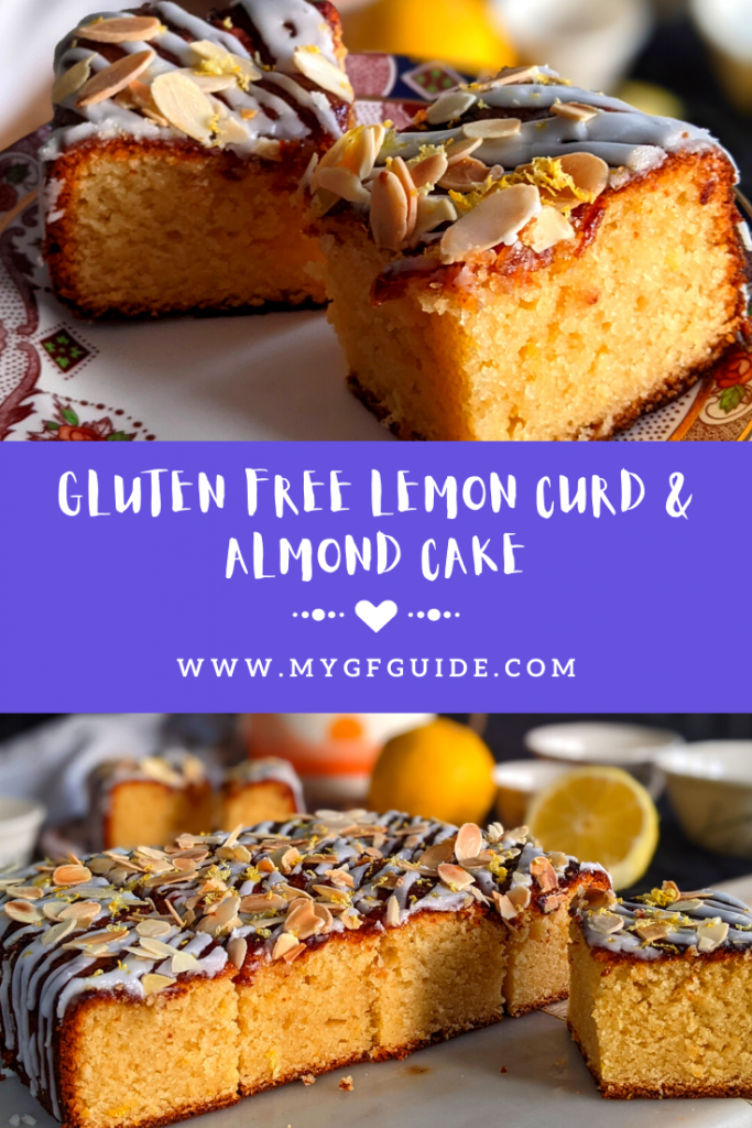 Gluten Free Lemon Curd & Almond Cake pinterest