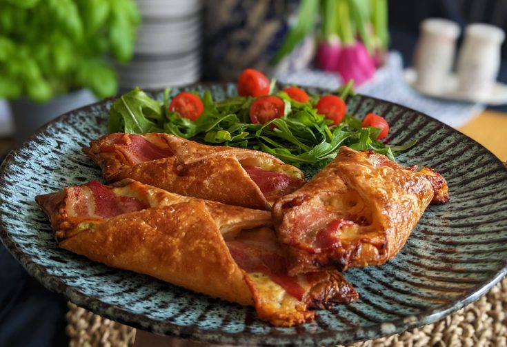 Gluten Free Bacon & Cheese Turnovers