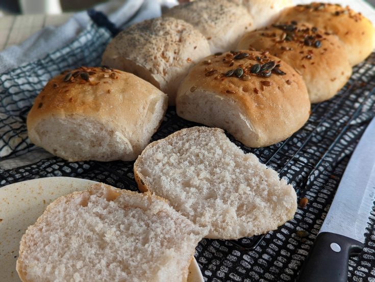 6-Ingredient Gluten Free Bread Rolls