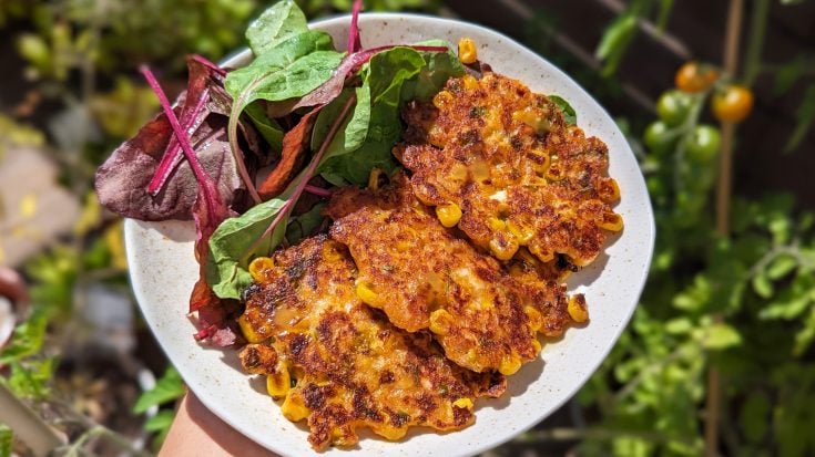 Crispy Cheese & Sweetcorn Fritters