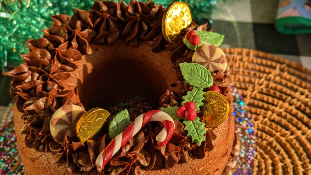 gluten free wreath bundt cake