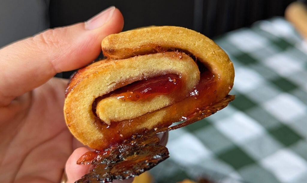 gluten free jam roly poly