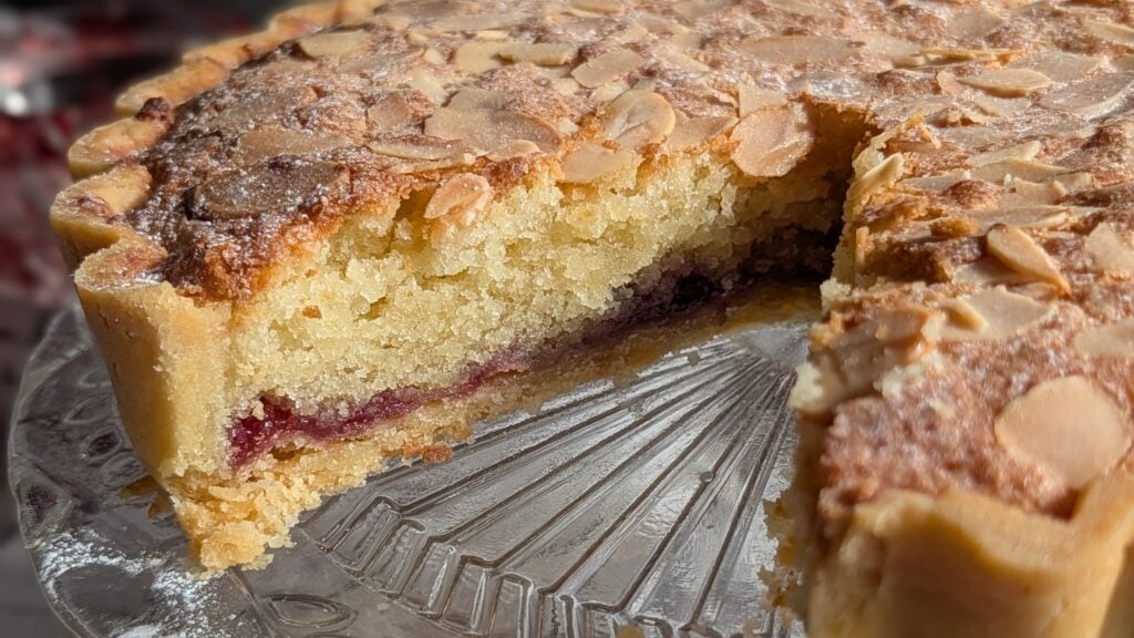 close up gluten free bake well tart