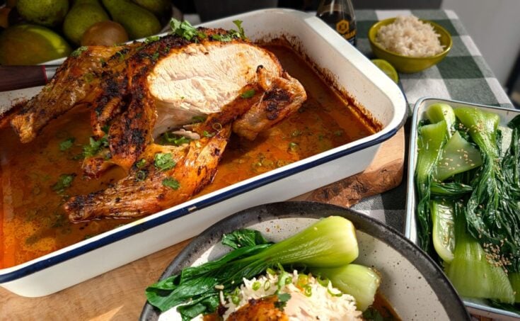 Red Thai Curry Roast Chicken